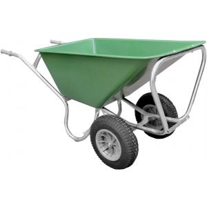 Boerderij kruiwagen met 2 wielen 160 liter met anti-lek kruiwagenwiel Boerderij kruiwagen met 2 wielen 160 liter met anti-lek kruiwagenwiel