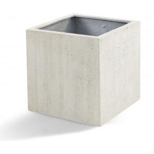 Grigio plantenbak Cube M antiek wit betonlook Grigio plantenbak Cube M antiek wit betonlook