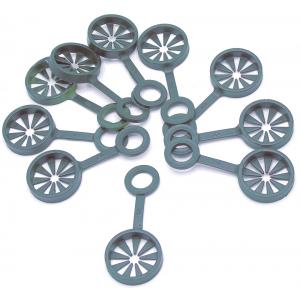 Ring voor het samenvoegen van 3 plantenstokken 8 mm Ring voor het samenvoegen van 3 plantenstokken 8 mm