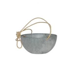 Artstone fiona hanging basket grijs L Artstone fiona hanging basket grijs L