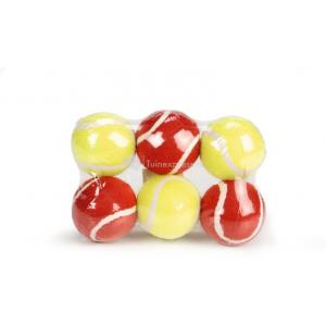 Tennisbal 6 pack rood en geel Tennisbal 6 pack rood en geel
