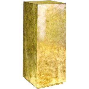 Plantenzuil Gold leaf 30x30x80 cm Plantenzuil Gold leaf 30x30x80 cm