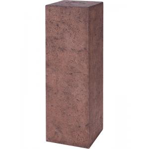 Plantenzuil polystone vierkant bruin 30x30x100 cm Plantenzuil polystone vierkant bruin 30x30x100 cm