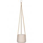 Rough Eco-line hangende bloempot M 17x14 cm Patt lichtgrijs