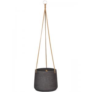Rough Eco-line hangende bloempot XL 23x20 cm Patt zwart Rough Eco-line hangende bloempot XL 23x20 cm Patt zwart