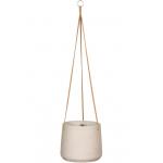 Rough Eco-line hangende bloempot XL 23x20 cm Patt lichtgrijs