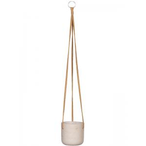 Rough Eco-line hangende bloempot XS 12x12 cm Charlie lichtgrijs Rough Eco-line hangende bloempot XS 12x12 cm Charlie lichtgrijs