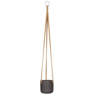 Rough Eco-line hangende bloempot XXS 11x10 cm Charlie zwart Rough Eco-line hangende bloempot XXS 11x10 cm Charlie zwart