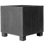 Pottery Pots Jumbo Feet 110x110x100 cm grijs vierkante plantenbak