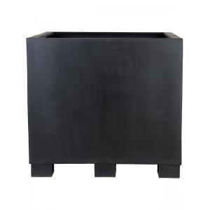 Pottery Pots Jumbo Feet 110x110x100 cm zwart vierkante plantenbak Pottery Pots Jumbo Feet 110x110x100 cm zwart vierkante plantenbak