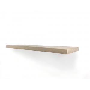 Zwevende wandplank eiken recht 120 x 30 cm Zwevende wandplank eiken recht 120 x 30 cm