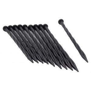 Piketpaaltjes 20 cm set van 10 stuks voor borderrand - zwart Piketpaaltjes 20 cm set van 10 stuks voor borderrand - zwart