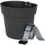 Balkonbak set Conny ΓΈ16 cm - antraciet