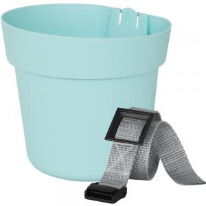 Balkonbak set Conny ø16 cm - zachtblauw Balkonbak set Conny ø16 cm - zachtblauw