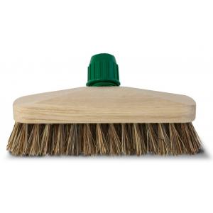 Luiwagen bezem schrobber hard natuurvezel Luiwagen bezem schrobber hard natuurvezel