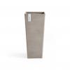 Ecopots Rotterdam High kunststof bloempot Taupe - Ø 30,3 cm