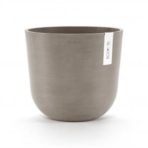 Ecopots Oslo met waterreservoir kunststof bloempot Taupe - Ø 23,4 cm Ecopots Oslo met waterreservoir kunststof bloempot Taupe - Ø 23,4 cm