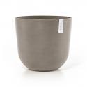 Ecopots Oslo met waterreservoir kunststof bloempot Taupe - &Oslash; 42,8 cm