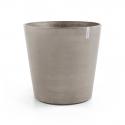 Ecopots Amsterdam op wielen kunststof bloempot Taupe - &Oslash; 56,7 cm