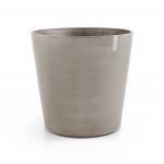 Ecopots Amsterdam op wielen kunststof bloempot Taupe - &Oslash; 56,7 cm