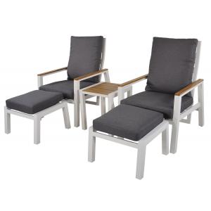 Coda white wit duo loungeset - 2 persoons Coda white wit duo loungeset - 2 persoons