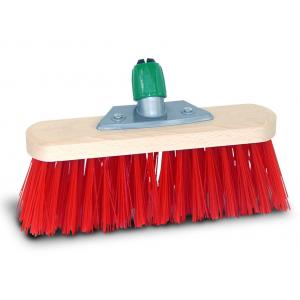Bezem kunstvezel 30cm met kunststof houder Bezem kunstvezel 30cm met kunststof houder