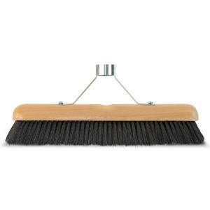 Zachte bezem van gemengd haar 40cm met metalen houder Zachte bezem van gemengd haar 40cm met metalen houder