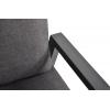 Ohio aluminium Loungebank antraciet - 3 persoons