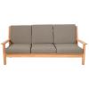 Teak 180 cm Loungebank inclusief kussens - 3 persoons