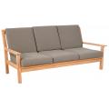 Teak 180 cm Loungebank inclusief kussens - 3 persoons