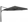 Taurus Zweefparasol grijs 350 cm ronde parasol