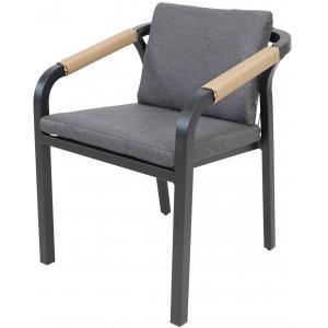 Rimini Stapelstoel aluminium tuinstoel - Set van 4 stuks Rimini Stapelstoel aluminium tuinstoel - Set van 4 stuks