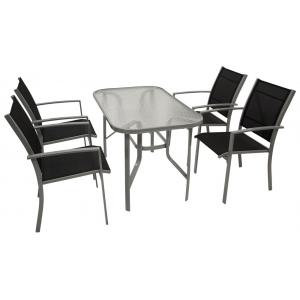 Aluminium Tuinset Groningen 5-delig Aluminium Tuinset Groningen 5-delig