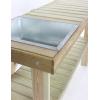 Express oppottafel met zinken bak 122x46x52 cm