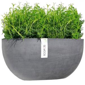 Ecopots Sofia Wall kunststof bloempot Grijs - Ø 40,5 cm Ecopots Sofia Wall kunststof bloempot Grijs - Ø 40,5 cm