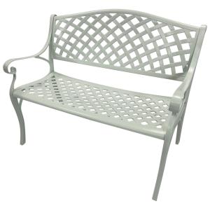 Ronda metalen tuinbank - Aluminium - Wit Ronda metalen tuinbank - Aluminium - Wit