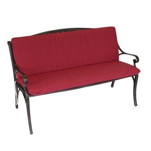 Tuinbankkussen - Metaal Rood - Brons 140 x 88 cm cm Tuinbankkussen - Metaal Rood - Brons 140 x 88 cm cm