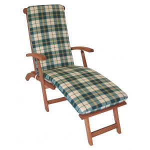 Tuinstoelkussen - Textiel - Groen 50 x 175 cm Tuinstoelkussen - Textiel - Groen 50 x 175 cm