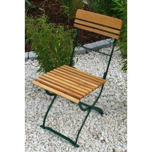 Bistrostoel - Verzinkt staal Robinahout - Groen Bruin Bistrostoel - Verzinkt staal Robinahout - Groen Bruin