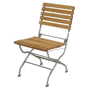 Thun bistrostoel klapstoel - Robina hout Gegalvaniseerd platstaal - Bruin Thun bistrostoel klapstoel - Robina hout Gegalvaniseerd platstaal - Bruin