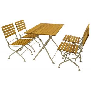 Innsbruck houten tuinset - Robina hout Gegalvaniseerd platstaal - Bruin Innsbruck houten tuinset - Robina hout Gegalvaniseerd platstaal - Bruin