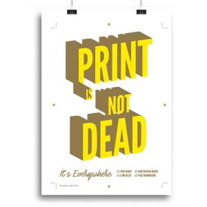 Poster leuke quote A3 print geel Poster leuke quote A3 print geel