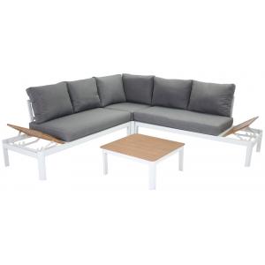 SenS-line aluminium loungeset Lotus wit SenS-line aluminium loungeset Lotus wit