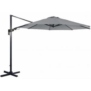 Zweefparasol Borneo 350 cm grijs Zweefparasol Borneo 350 cm grijs