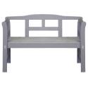 Friesen 2-persoons tuinbank grijs
