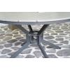 SenS-line Jersey tuintafel grijs rond 140 cm