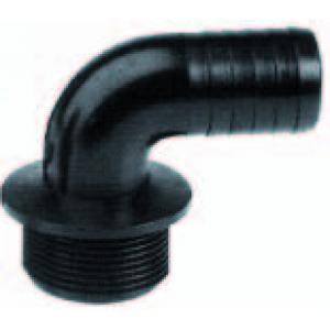 PP haakse slangpilaar met buitendraad PP haakse slangpilaar met buitendraad