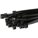 Kabelverbinder tiewraps 100 stuks - zwart