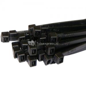 Kabelverbinder tiewraps 100 stuks - zwart Kabelverbinder tiewraps 100 stuks - zwart