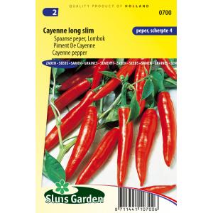 Spaanse peper zaden - Cayenne long slim Spaanse peper zaden - Cayenne long slim